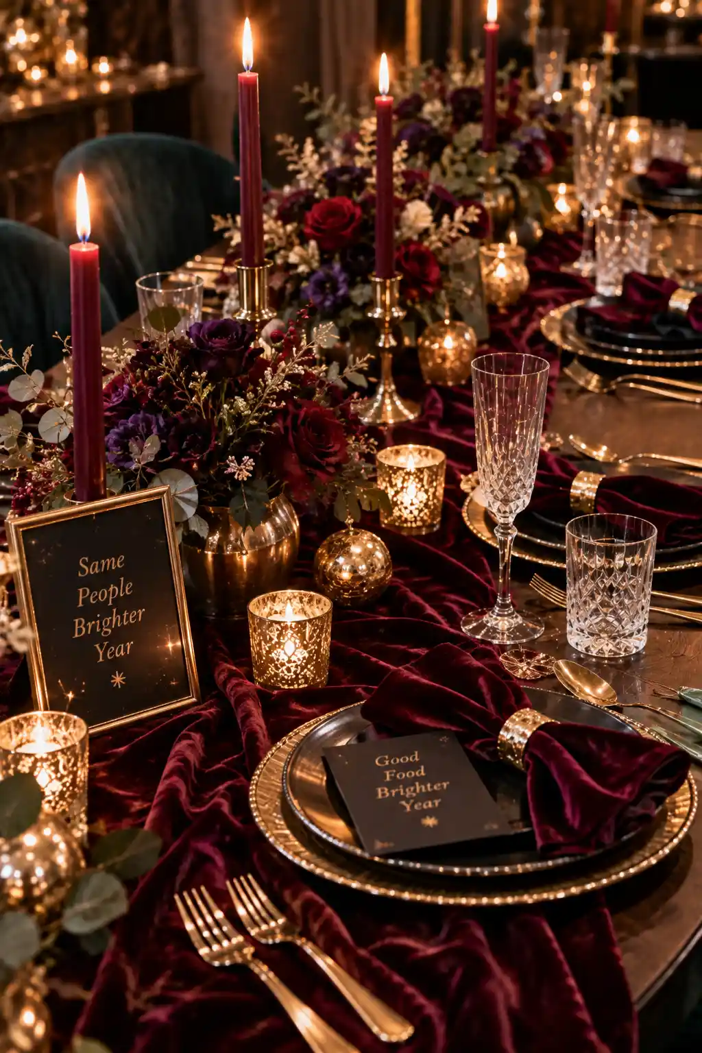 Colorful family-friendly New Year's Eve countdown display featuring bright rainbow balloons, colorful paper fans, festive decorations, and a cheerful countdown centerpiece.